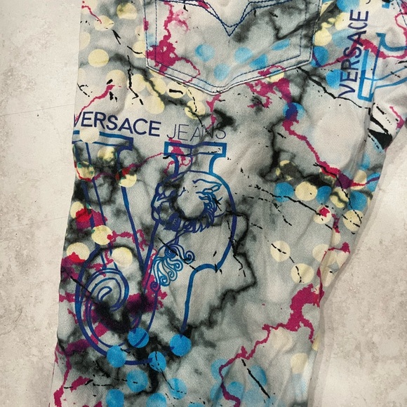 Versace Jeans Collection Multicolor Abstract Pants - Picture 5 of 5